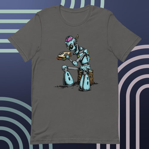 Robot Sandwich t-shirt (full color)