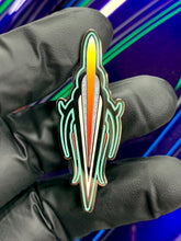 Load image into Gallery viewer, LE 80 “HOT ROD” Dagger pinstripe pin