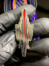 Load image into Gallery viewer, LE 20 “Vader” Dagger pinstripe pin