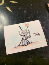 Load image into Gallery viewer, Circuit love Mix- original sketch card