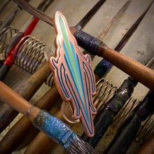 Load image into Gallery viewer, LE 60 “Patina” Dagger pinstripe pin