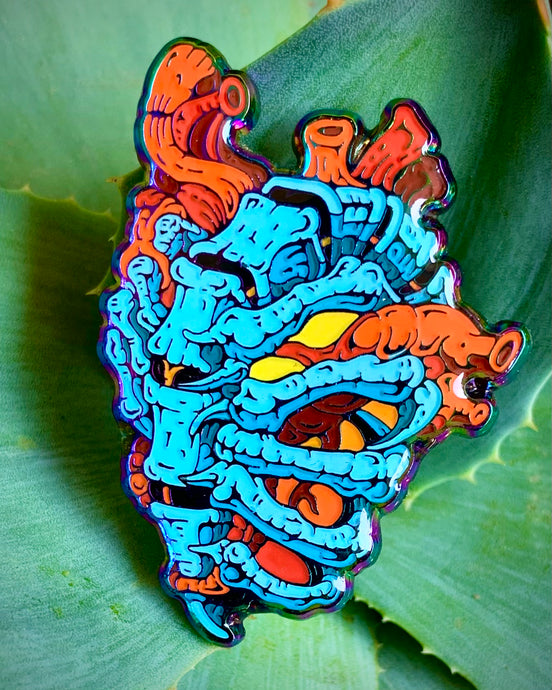 LE 55 “Tenacious” Heart pin