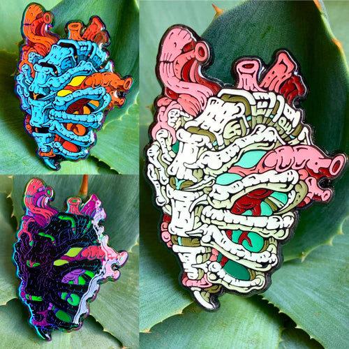 Persevering Heart pin set