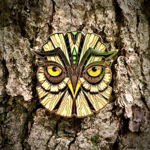 LE 55 “Woodland” Owl Totem pin
