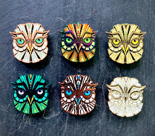 “Owl Totem” full pin set (1 per person)