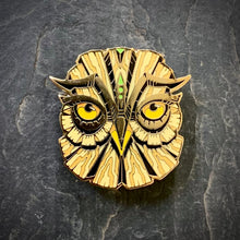 Load image into Gallery viewer, LE 55 “Woodland” Owl Totem pin