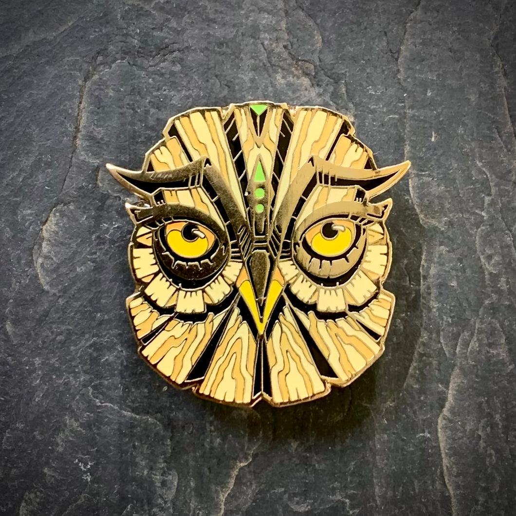 LE 55 “Woodland” Owl Totem pin