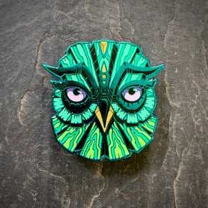 LE 50 “Mystic Lagoon” Owl Totem pin